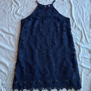 Navy Blue A Line dress